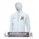 Giacca Felpa Cappuccio Barcelona 2023-24 Grigio Luce