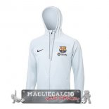 Giacca Felpa Cappuccio Barcelona 2023-24 Grigio Luce
