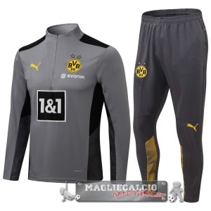 Borussia Dortmund Insieme Completo I Grigio Navy Giacca 2021-22