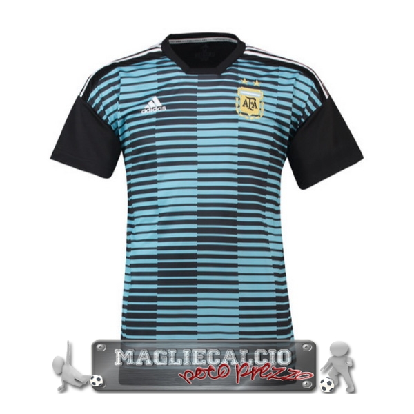 Argentina Formazione Maglia Calcio Coppa Mondo 2018 Blu