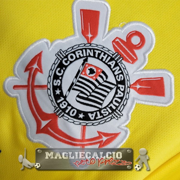 Maglia Calcio Corinthians Paulista Portiere Retro 2012 Giallo
