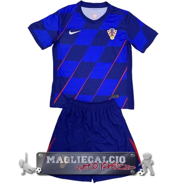Away Maglia Calcio Set Completo Uomo Croacia 2024