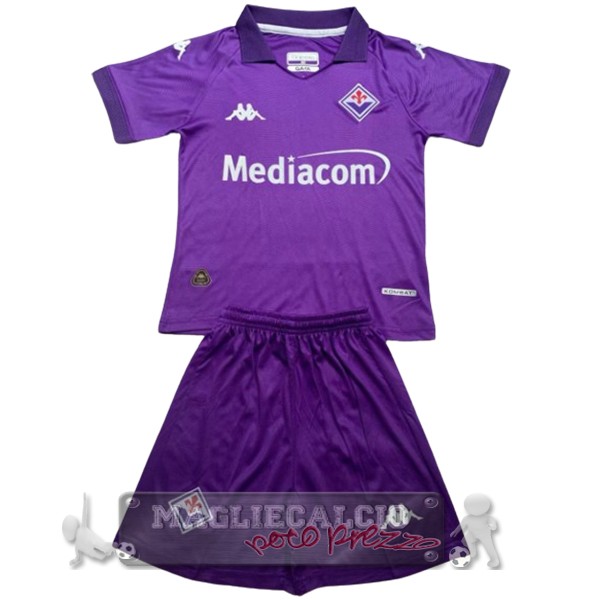 Home Maglia Calcio Set Completo Uomo Juventus 2024 2025 Purpura