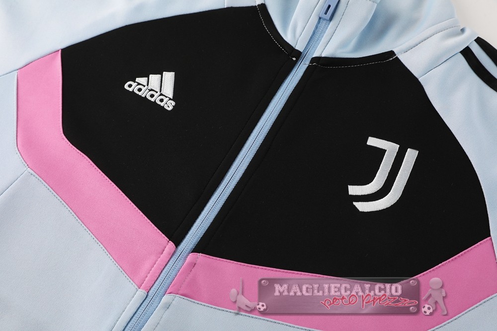 Set Completo Set Completo Lunga Zip Giacca Juventus 2024 2025 Grigio Rosa