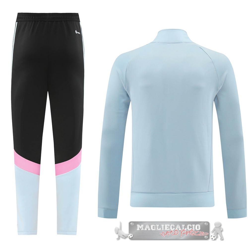 Set Completo Set Completo Lunga Zip Giacca Juventus 2024 2025 Grigio Rosa