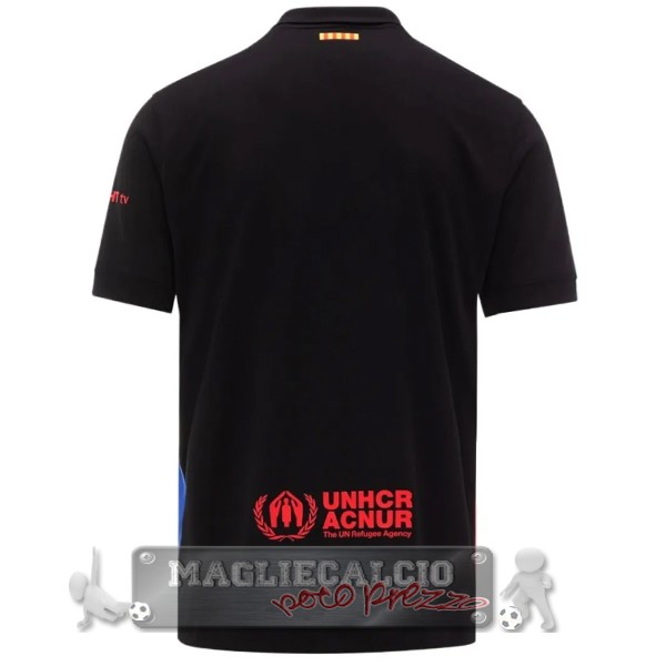 Thailandia Away Maglia Barcelona 2024 2025 Nero I Rosso