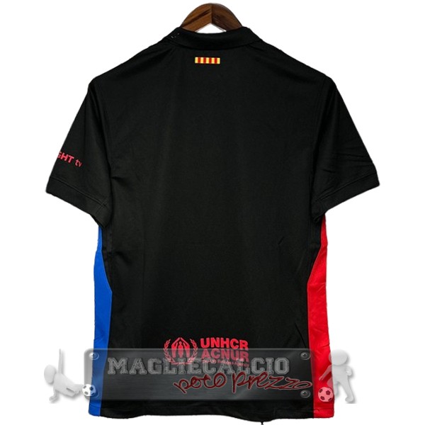 Thailandia Away Maglia Barcelona 2024 2025 Nero I Rosso