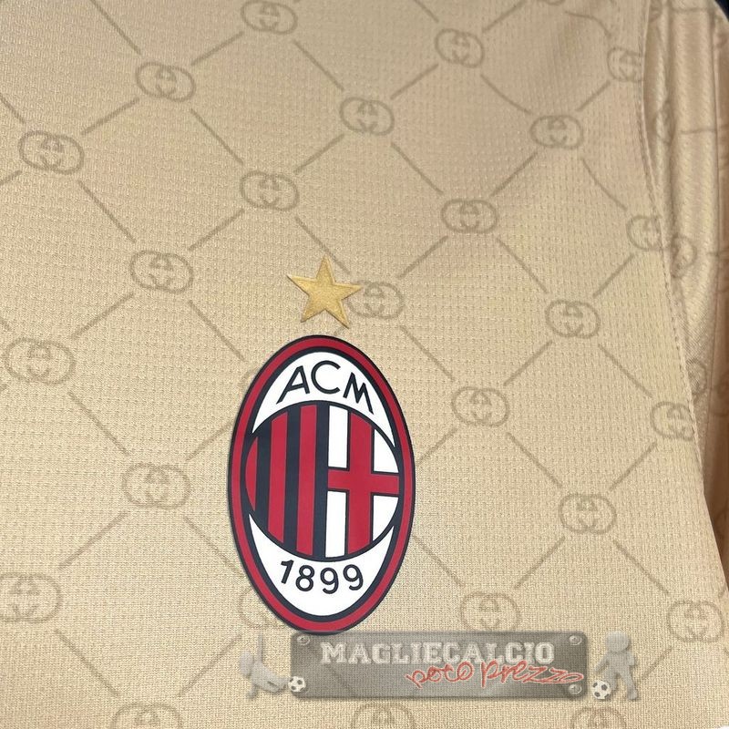 Thailandia speciale Maglia AC Milan 2024 2025 Giallo