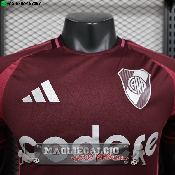 Away Giocatori Maglia Calcio River Plate 2024 2025