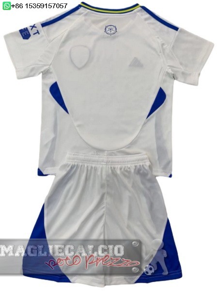 Home Maglia Calcio Set Completo Uomo Leeds United 2024 2025