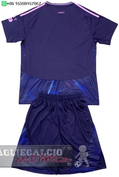 Terza Maglia Calcio Set Completo Uomo Leeds United 2024 2025