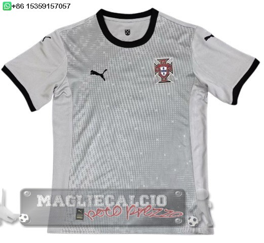 Thailandia Portiere Maglia Calcio Portogallo 2025 Grigio