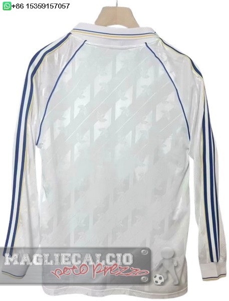 Thailandia speciale Maglia Calcio Manica lunga Leeds United 2024 2025 Bianco