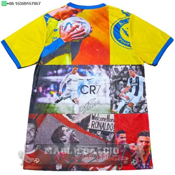 Thailandia speciale Maglia Calcio Portogallo 2025  Giallo Rosso