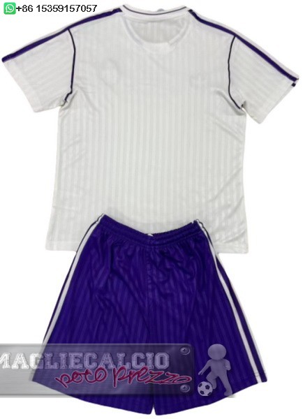 speciale Set Completo Bambino Real Madrid 2025 2026 Bianco Purpureo